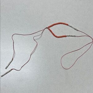 Gorjana Tangerine Silver Rope Necklace NWOT